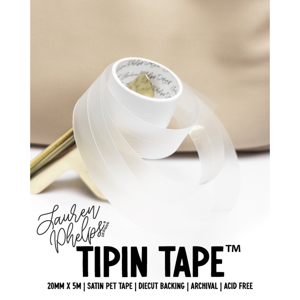 TipIn Tape™ Clear Matte pet Tape