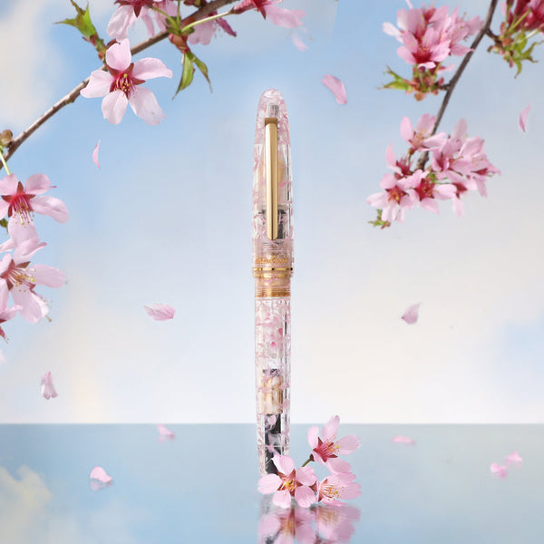 Kachofugetsu Flower Fountain Pen | Bungubox x Esterbrook