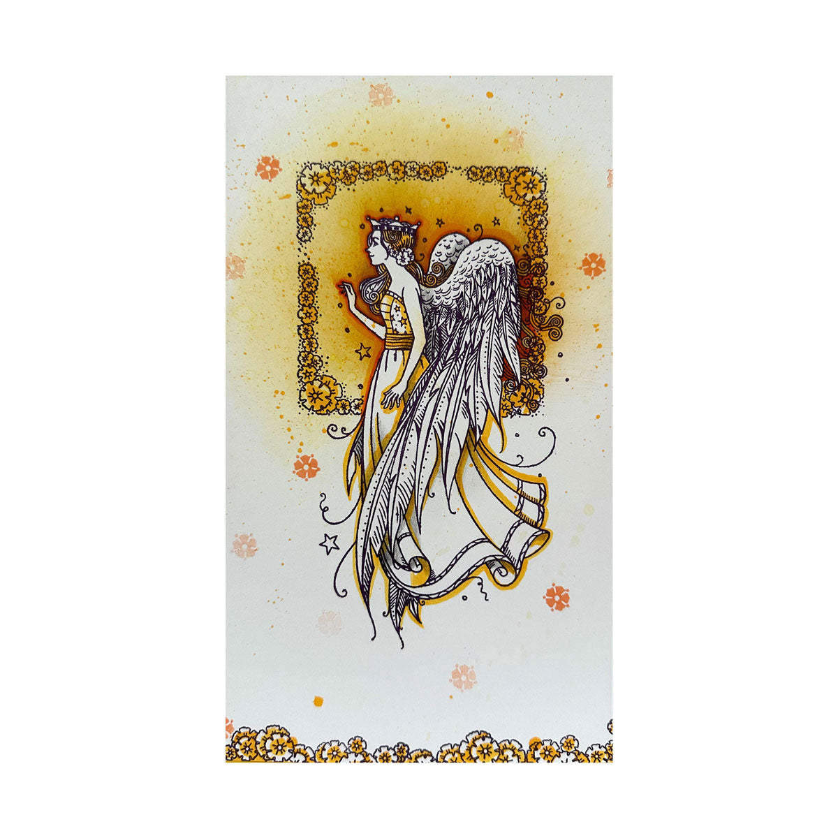 Seraphina Christmas Angel Clear Stamp Set