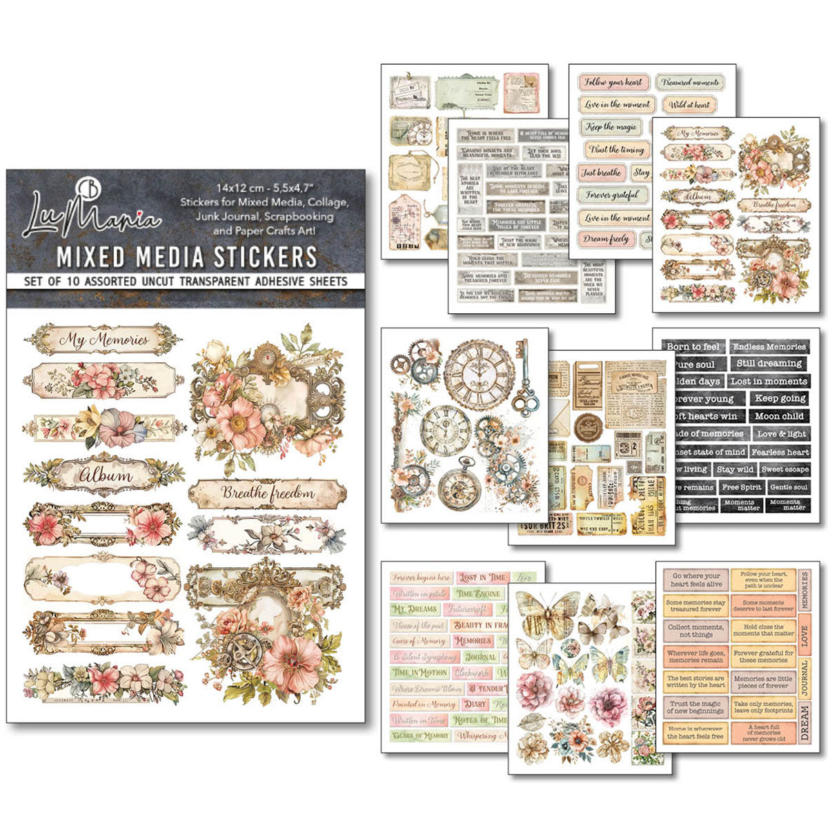 Lost in Time Sticker Set