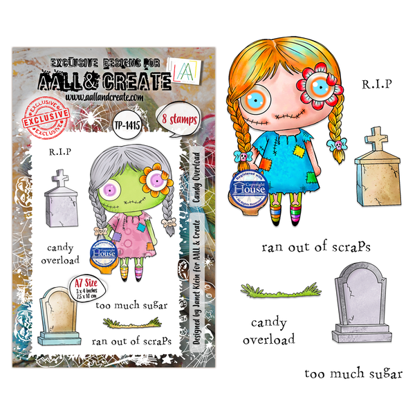 Costume Chronicles Halloween Stamp Bundle | Janet Klein
