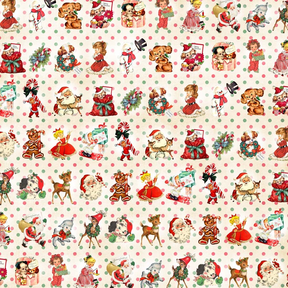 Christmas Wishes 6x6 Origami Paper