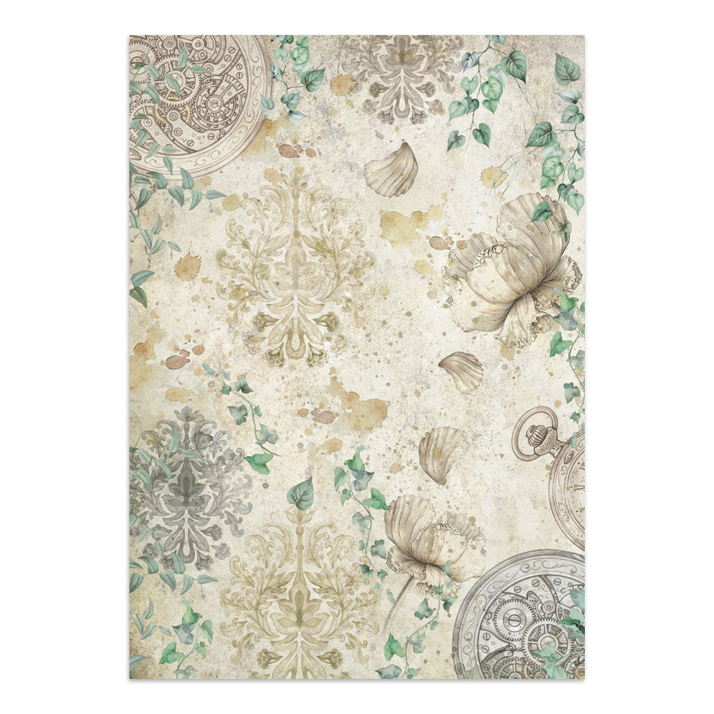 Gardens of Time Junk Journal Book | Backgrounds, Stickers, and Cut-outs