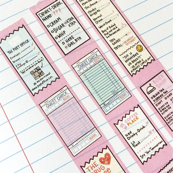 {coming soon!} I Have Receipts Washi Tape | Stationery Store Day 2026