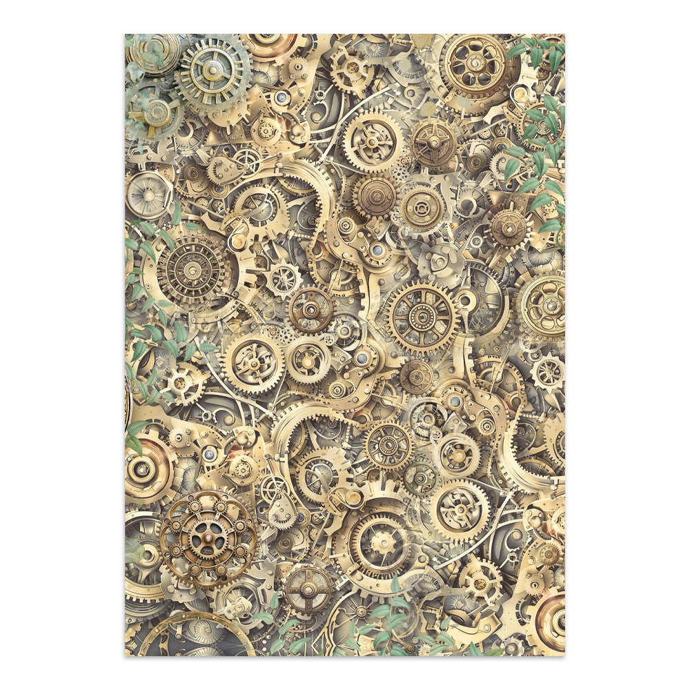 Gardens of Time Junk Journal Book | Backgrounds, Stickers, and Cut-outs
