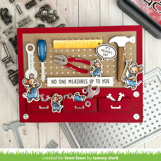 Mice Tools Add-on Stamp + Stencil + Die Bundle