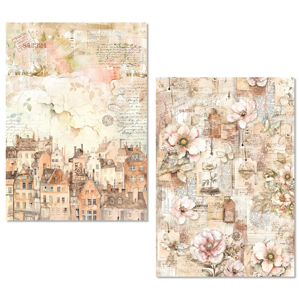 Lost in Time A5 Mixed 8pc Rice Paper