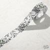 Olive Floral Bloom 15mm Washi
