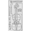 Symphony Violin Sections Stencil