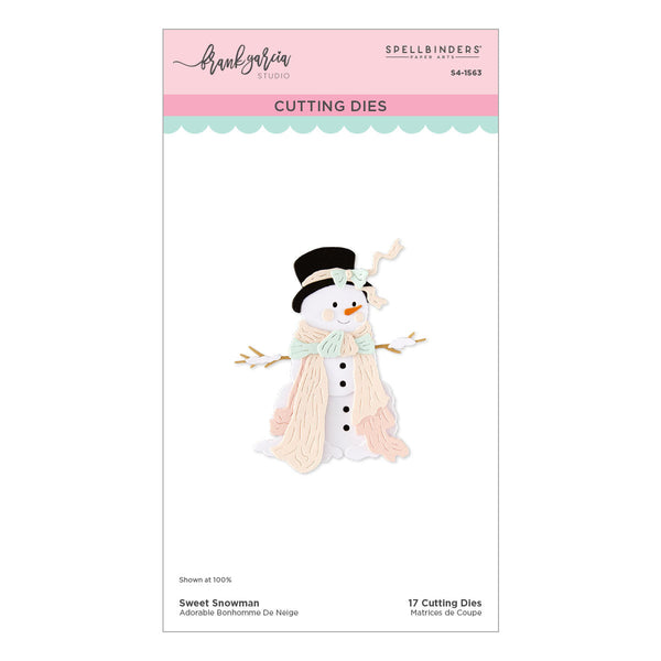 Sweet Snowman Etched Dies | Frank Garcia