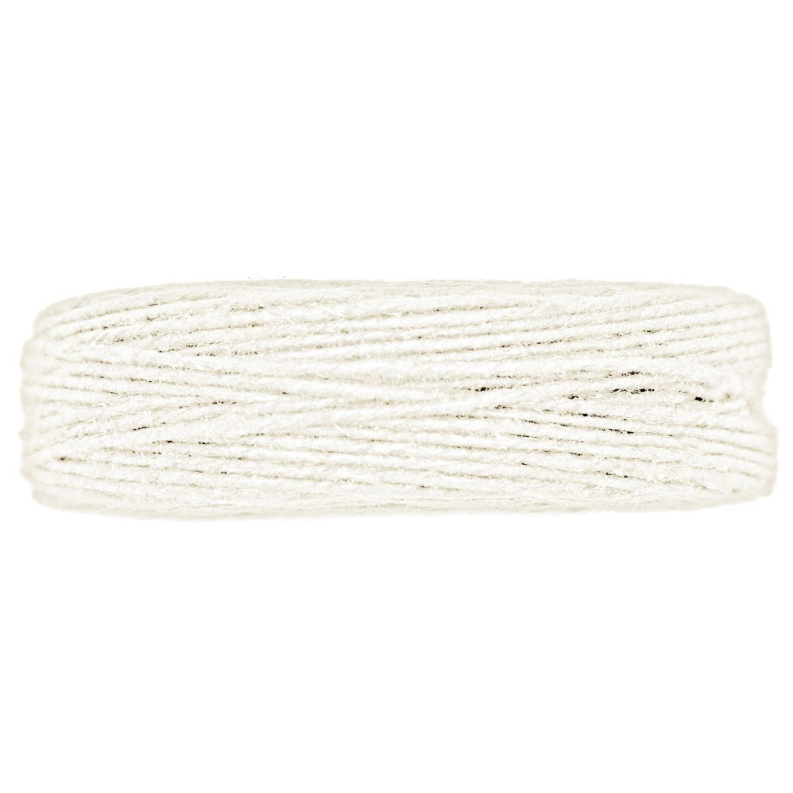 White Cotton Waxed Cord 75ft