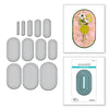 Essential Modern Ovals Etched Dies