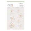 Sleigh Bells Ring Stars Dimensional Acetate Stickers
