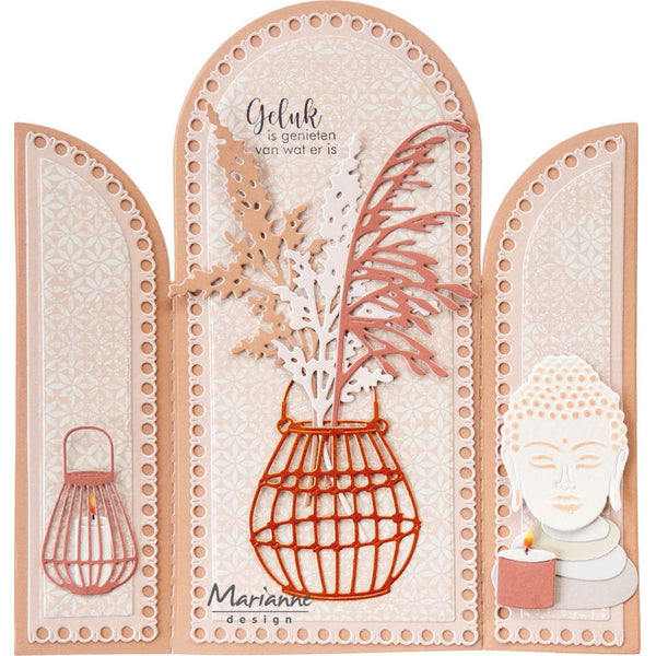Slimline Trifold Card Base Die Set | Creatables