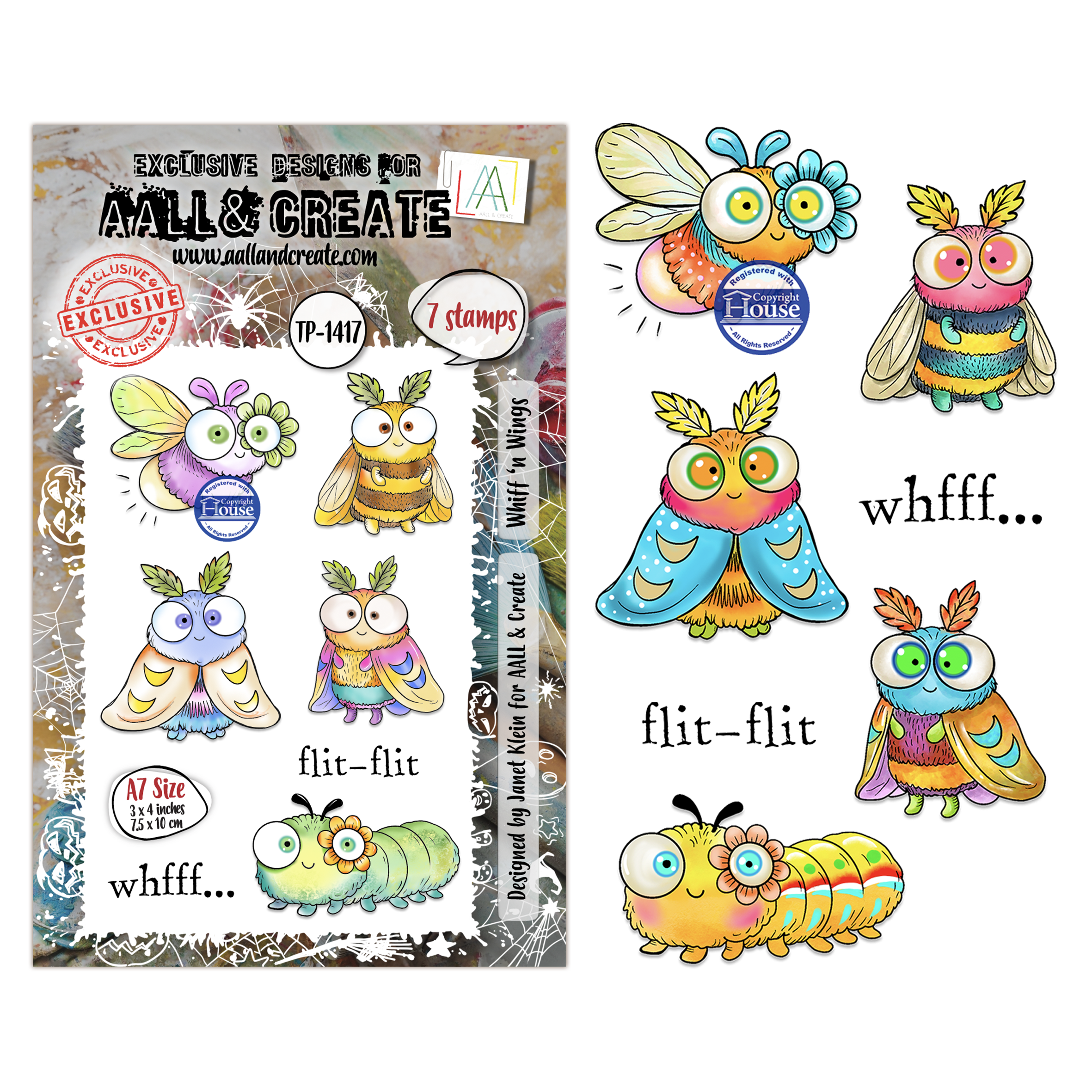 Costume Chronicles Halloween Stamp Bundle | Janet Klein