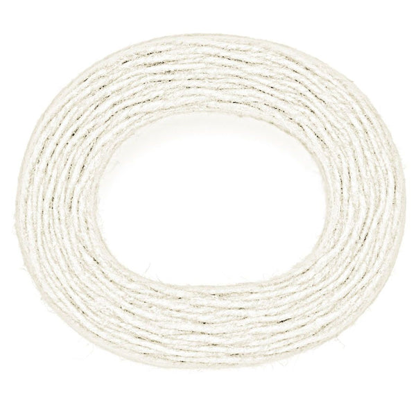 White Cotton Waxed Cord 75ft