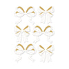 Sleigh Bells Ring Bows Dimensional Acetate Stickers