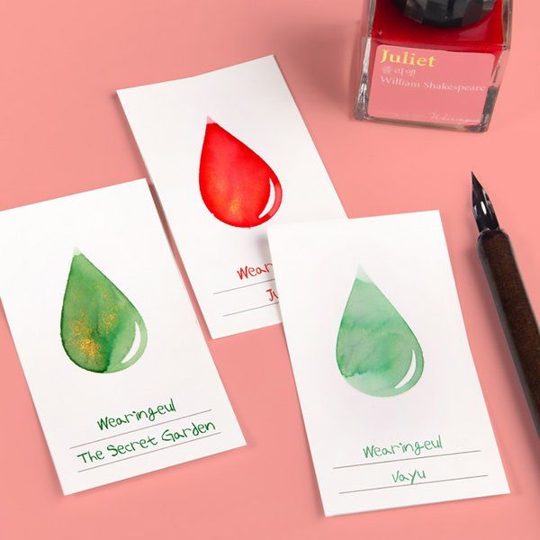 Ink Drop Color Swatch Cards