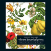 Instant Wall Art Vibrant Botanical Prints for Frames and Journals