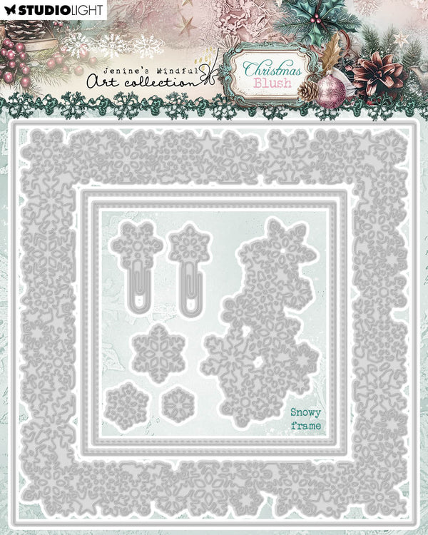 Snowy Frame Cutting Die Set | Christmas Blush