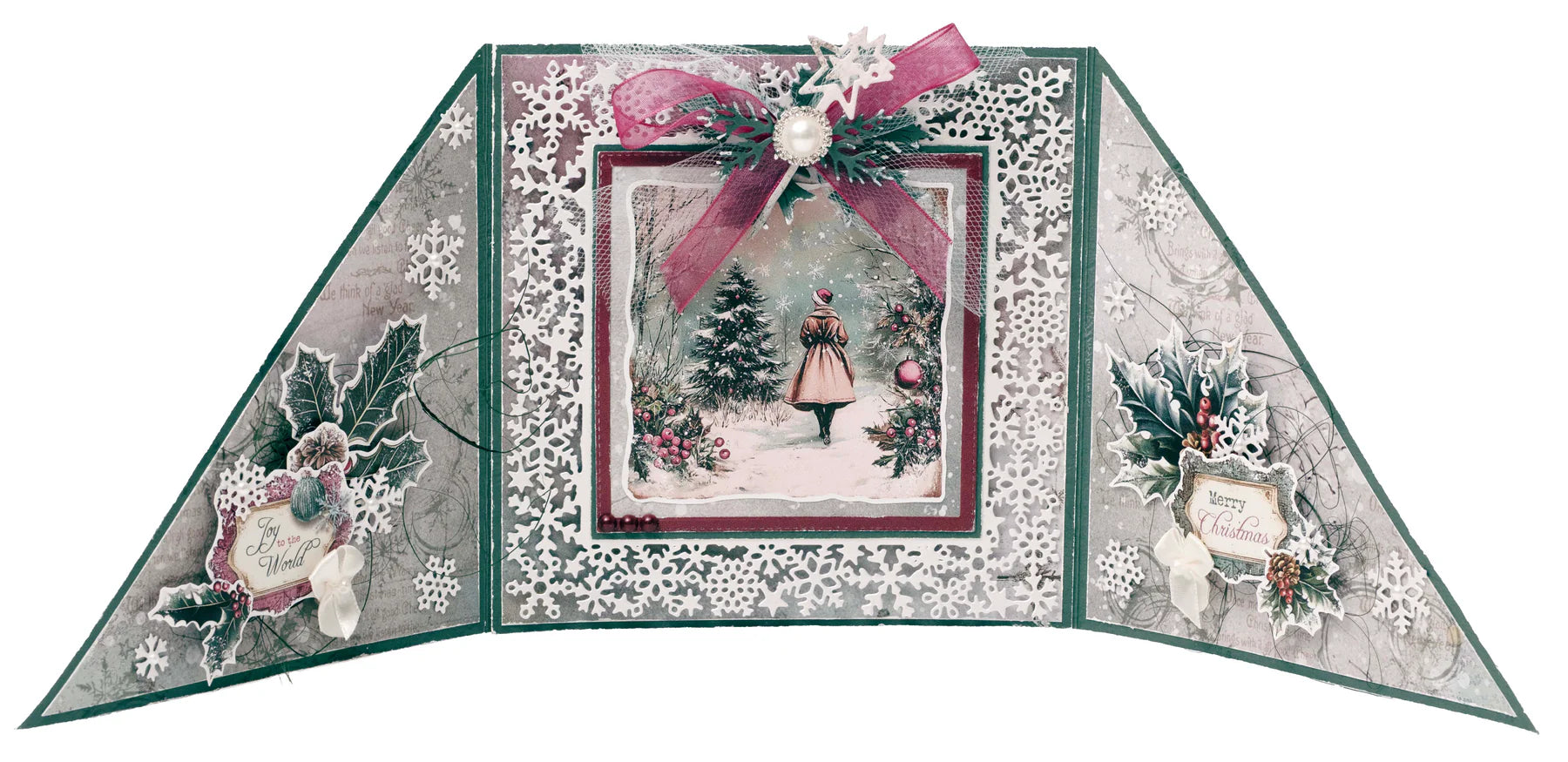 Snowy Frame Cutting Die Set | Christmas Blush