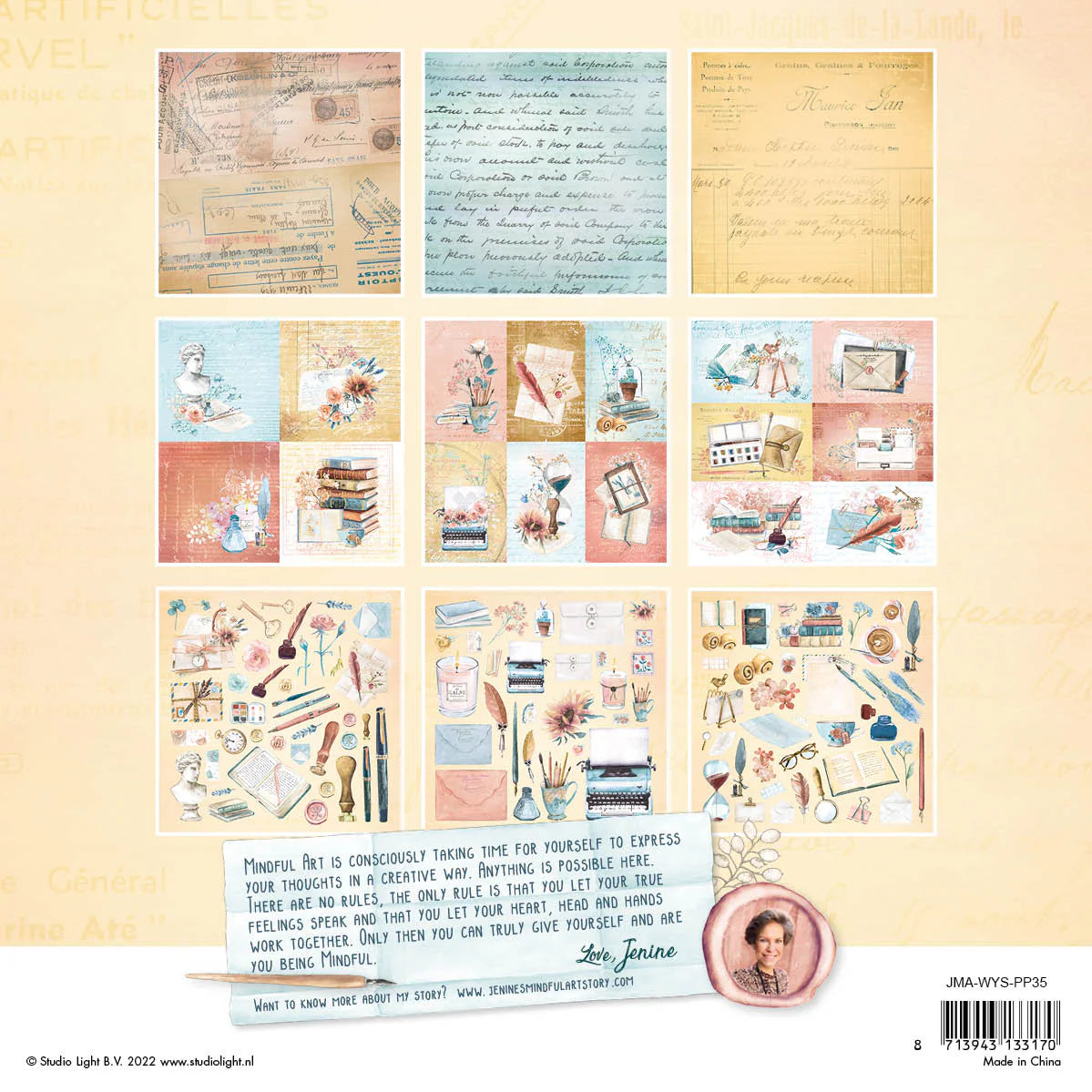 Write Your Story 8x8 Mixed Designs Paper Pad