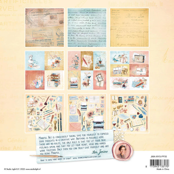 Write Your Story 8x8 Mixed Designs Paper Pad