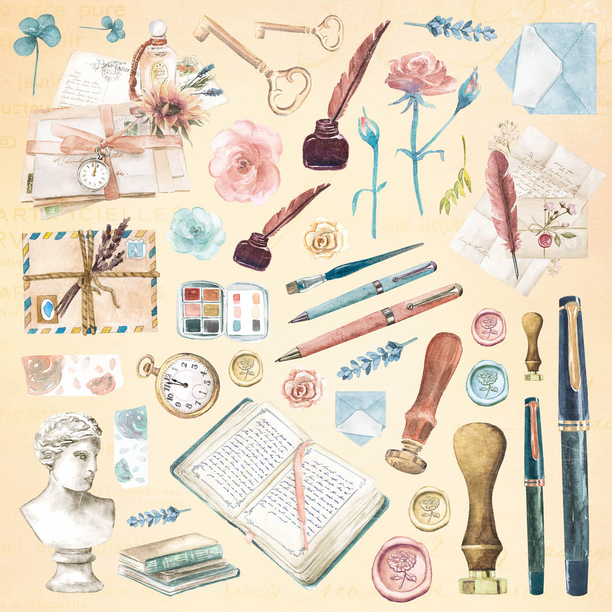 Write Your Story 8x8 Mixed Designs Paper Pad