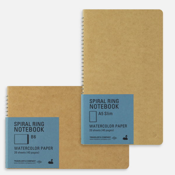 TRC Spiral RIng Slim Watercolor Notebook