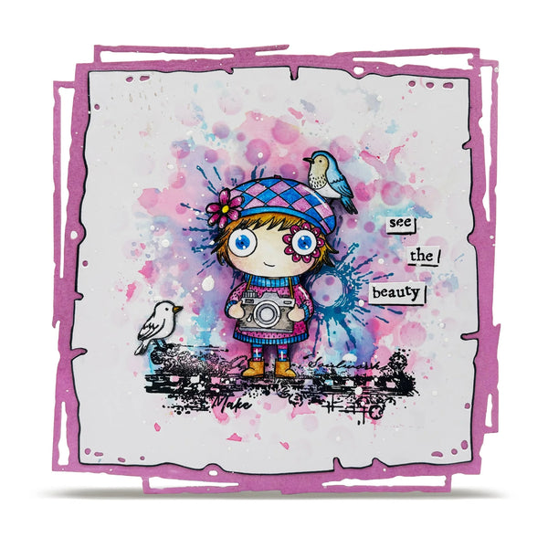 Sewn Sparks Clear Stamp Set No. 1337