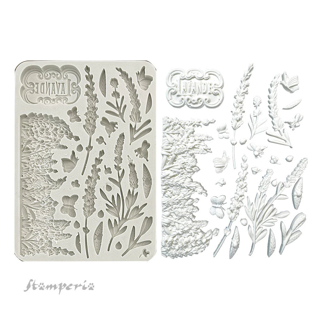 Lavender Elements A5 Silicone Mould | Romantic Collection
