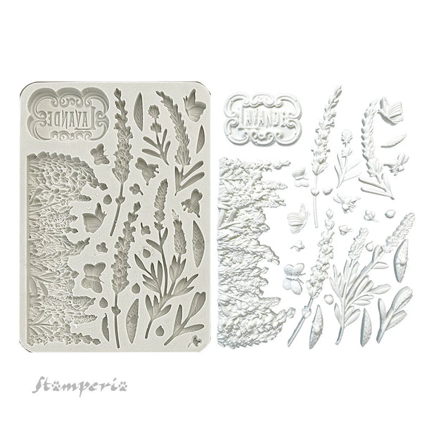 Lavender Elements A5 Silicone Mould | Romantic Collection