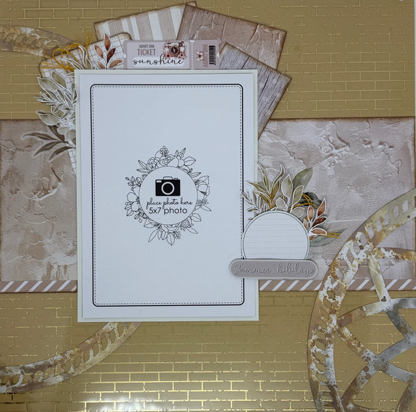 Brick Foil 12 x 12 Acetate Sheet