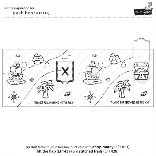 Push Here Clear Stamp Set