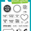 Push Here Clear Stamp Set