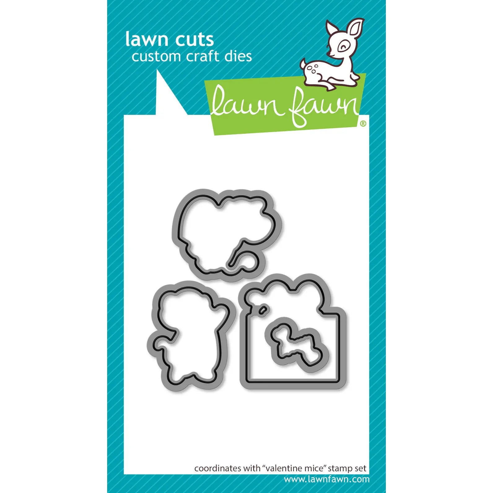 Valentine Stamp + Die + Coloring Stencil Set Bundle