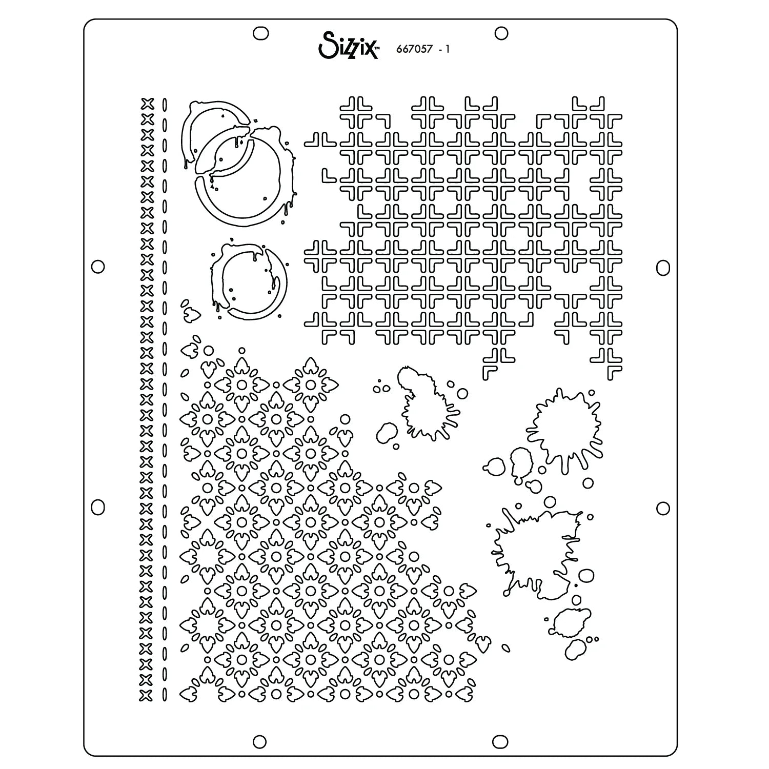 Artful Layers A4 Stencil | 49 & Market