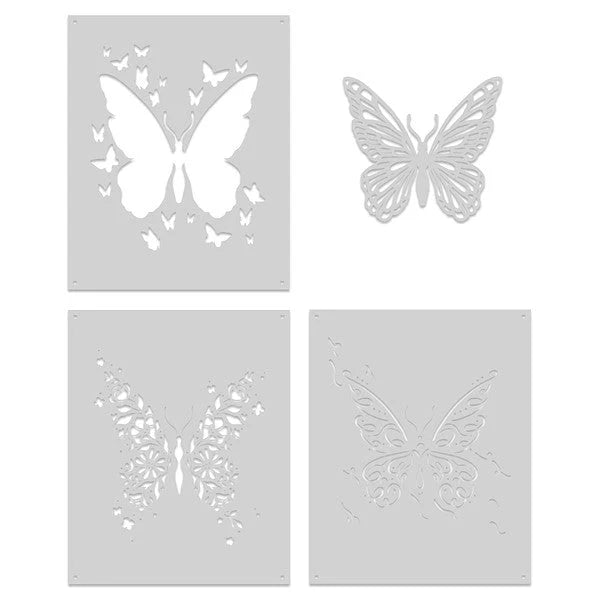 Butterflies Layering Stencil | Crafter's Home Exclusive