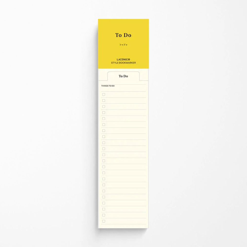 To Do List / Planning Memo Bookmark