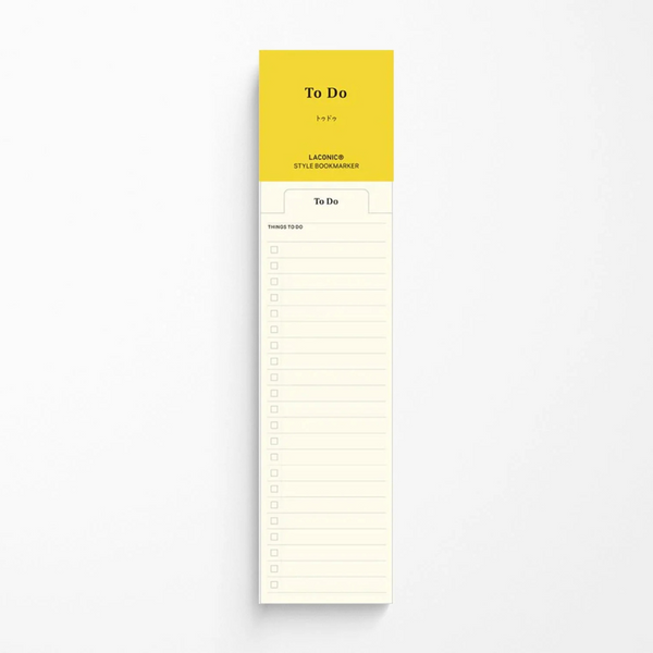 To Do List / Planning Memo Bookmark