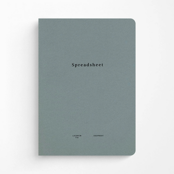 Spreadsheet A5 Laconic Style Notebook