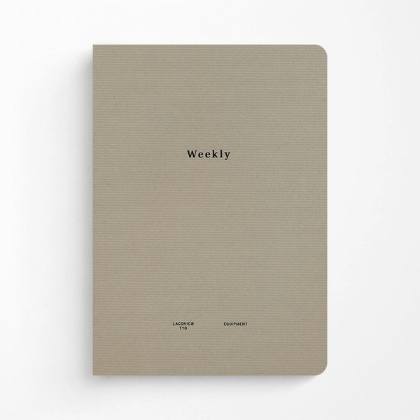 Weekly Calendar A5 Laconic Style Notebook
