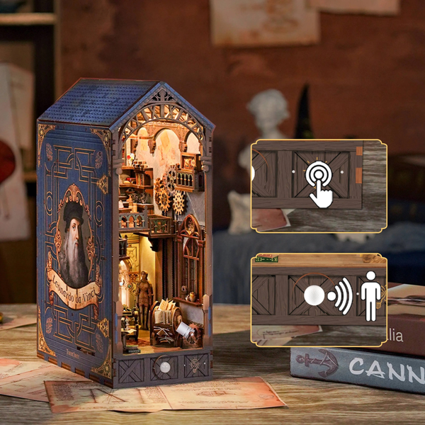 {coming soon!} Leonardo da Vinci Diorama Book Nook Kit