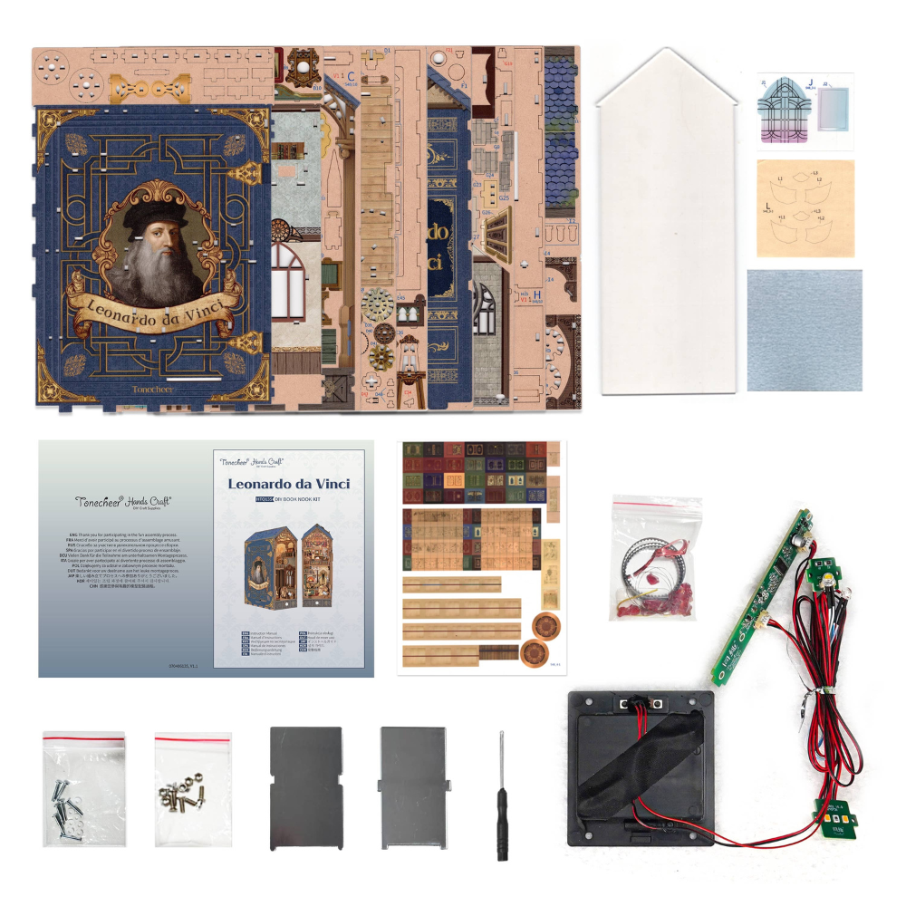 {coming soon!} Leonardo da Vinci Diorama Book Nook Kit