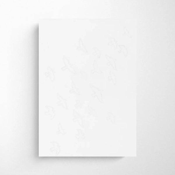 Watermark Birds A5 Letter Pad + Envelopes