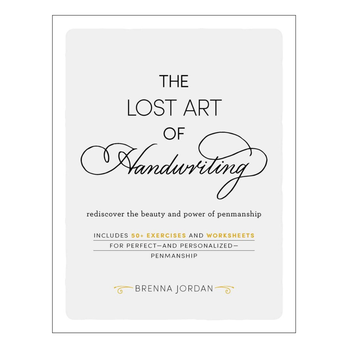 The Lost Art of Handwriting Book + Workbook Bundle | Brenna Jordan