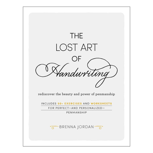 The Lost Art of Handwriting Book + Workbook Bundle | Brenna Jordan