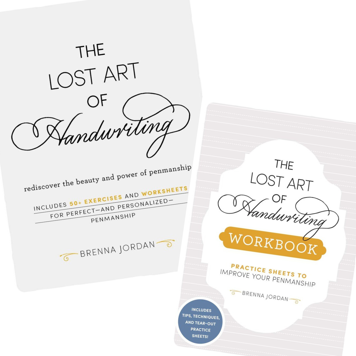 The Lost Art of Handwriting Book + Workbook Bundle | Brenna Jordan
