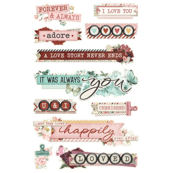 Love Story Sticker Book
