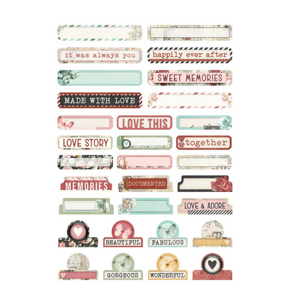 Love Story Sticker Book
